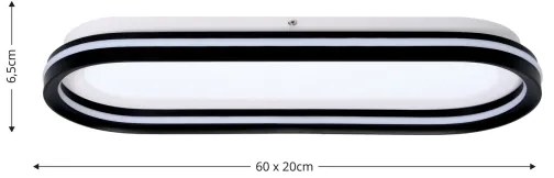 Brilagi - Lampada dimmerabile a LED TRIVARO LED/85W/230V 3000-6000K 20x60 cm + telecomando