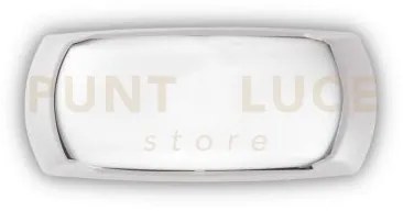 Felix applique a parete 1 luce attacco e27 bianca 30cm ip66