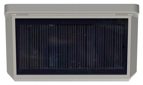 Applique Solare Rettangolare da parete, IP65 con Sensore di Movimento Colore Bianco Caldo 3.000K