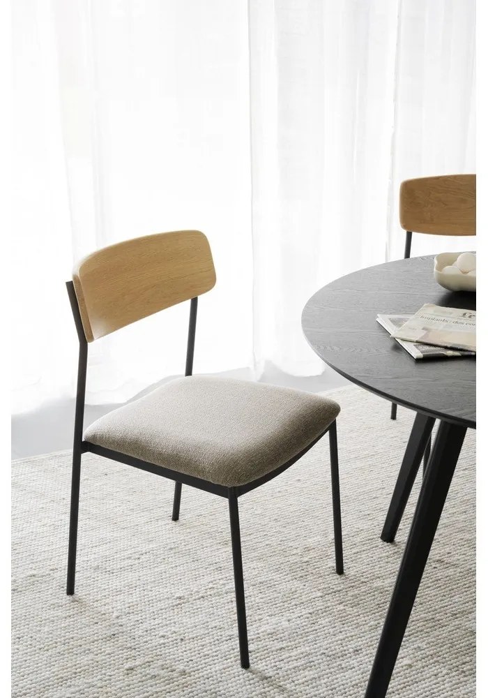 Sedie da pranzo in colore beige-naturale in set da 2 Maymont - Rowico