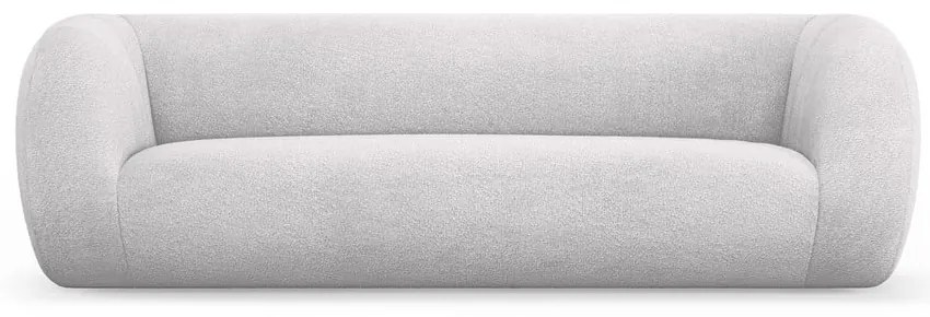 Divano in tessuto bouclé grigio chiaro 230 cm Essen - Cosmopolitan Design