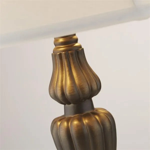 Searchlight EU46091WH - Lampada da tavolo AMY 1xE27/60W/230V