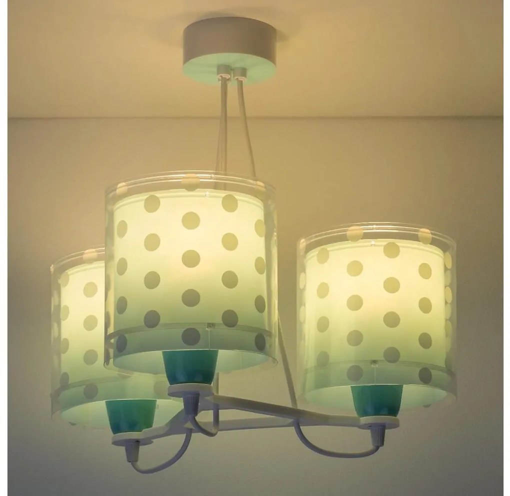 Dalber 41007H - Lampadario per bambini DOTS 3xE27/60W/230V