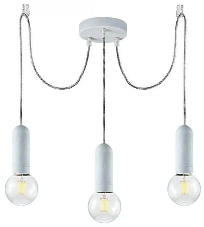 Leuchten Direkt 14776-22 - Lampadario a sospensione con filo TURN ME 3xE27/60W/230V ragno