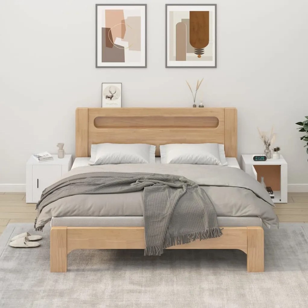 Comodini 2 Pz Bianca 50x39x47 Cm /