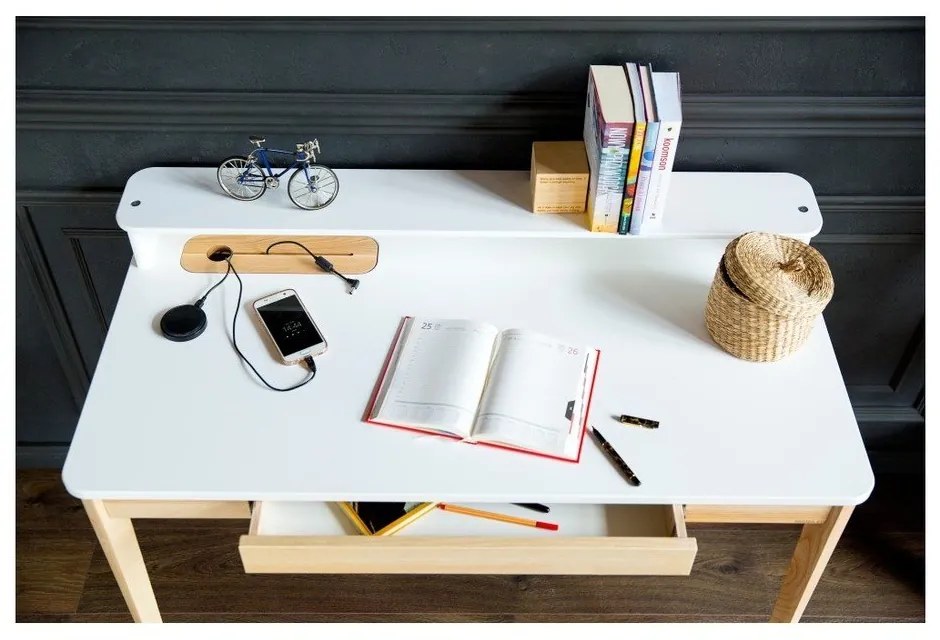 Tavolo da lavoro grigio chiaro ASHME - Ragaba