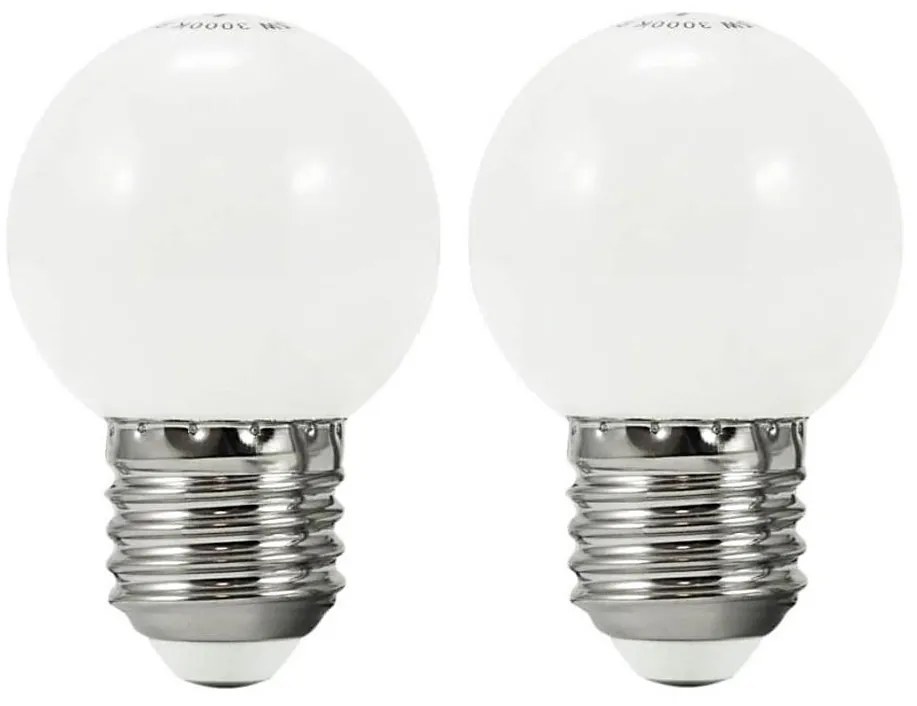 SET 2x Lampadina LED PARTY E27/0,5W/36V bianca