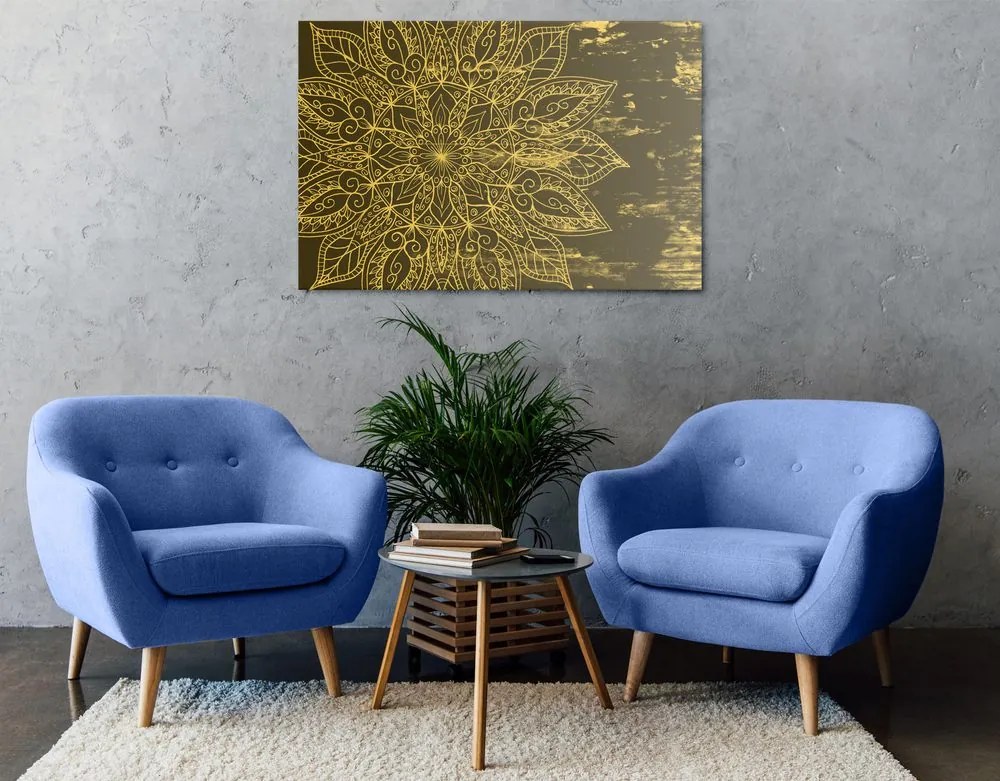 Quadro su tela – Texture Mandala