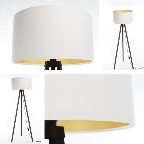 Lampada da terra STANDART 1xE27/60W/230V bianco/marrone