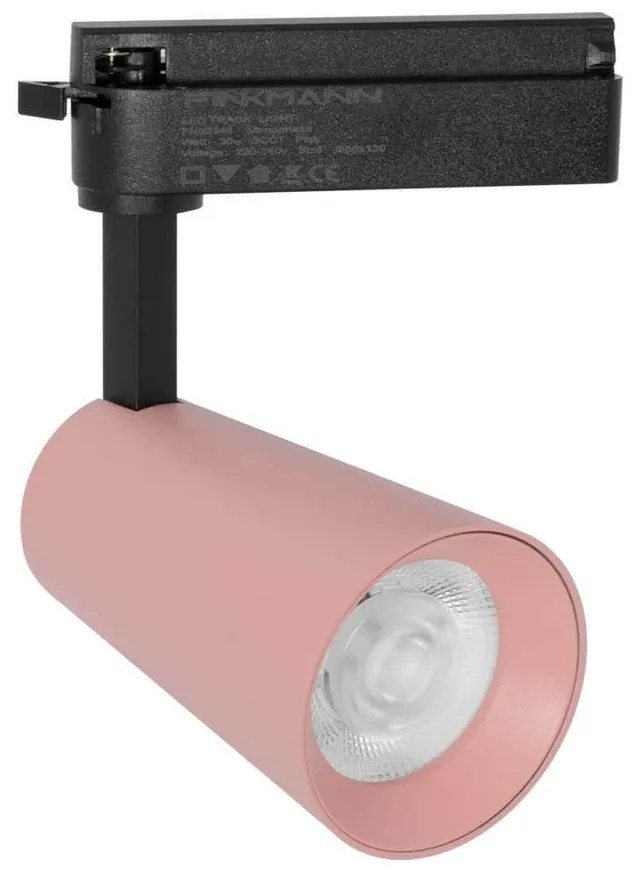 Faro LED 30W Monofase Rosa CRI92 CCT Bianco Variabile 38° Bridgelux LED Colore Bianco Variabile CCT