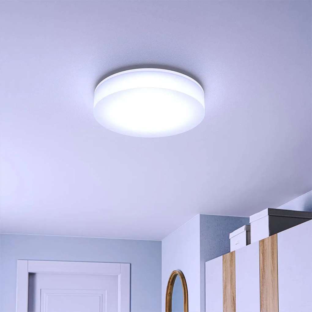 Plafoniera LED Regolabile 18W 24W 30W Rotonda CCT IP54 - Ø33 cm