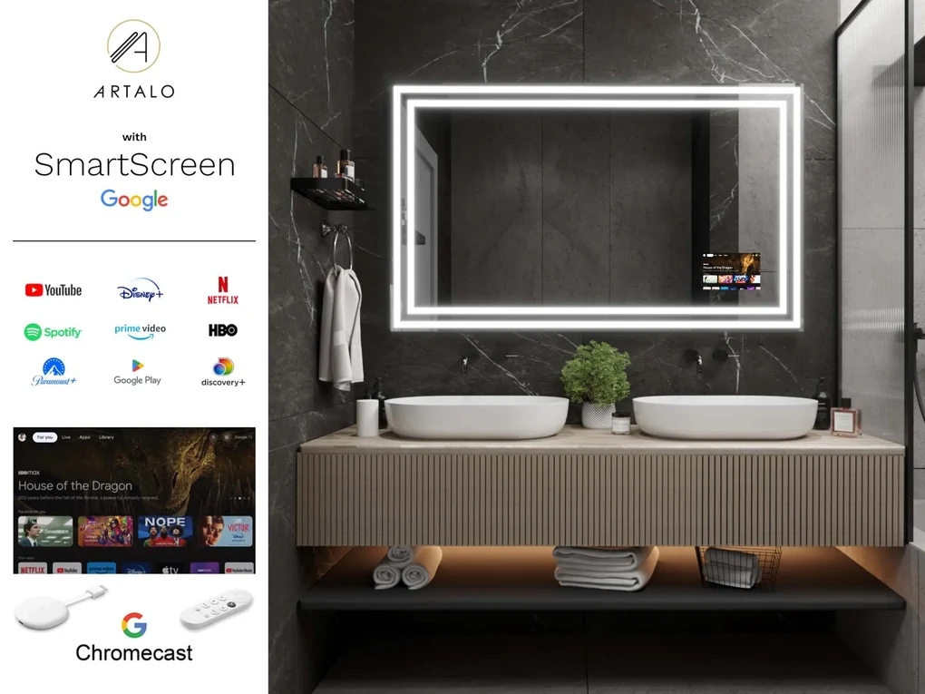 Specchio con LED luminazione M3 premium
