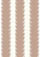 Josephine Munsey Tapete Scallop Stripe - Ham Pink/ Hilles White