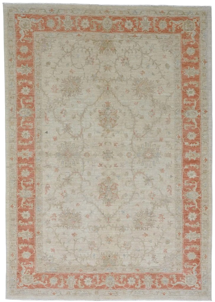 Ziegler Tappeto 240 x 170 Beige (Pakistan) Annodato A Mano