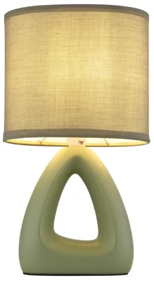 Globo 21731BG - Lampada da tavolo  TRIANGLE 1xE14/40W/230V verde