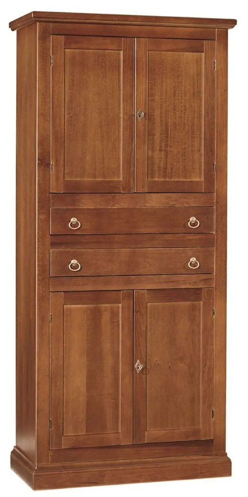 HERMAN - armadio in legno massello 80x40x170