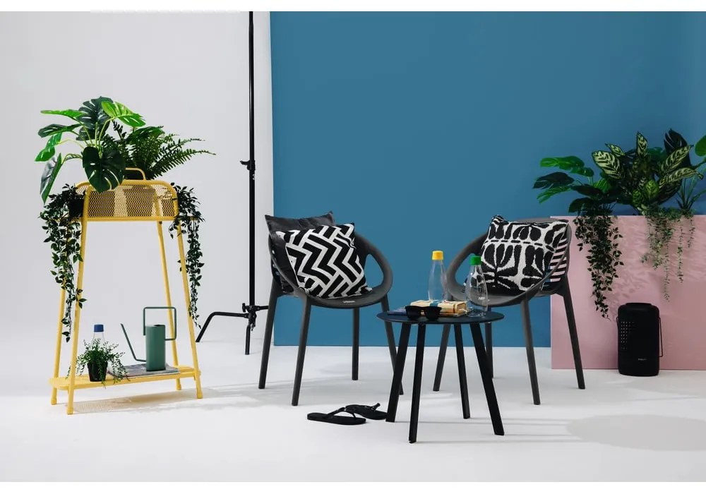 Sedie da giardino nere Joanna - Bonami Essentials