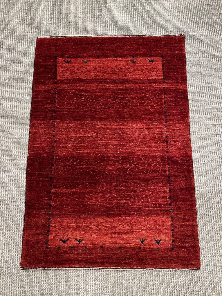 Loribaft Tappeto persiano 60 x 80 Rosso (Iran) Annodato A Mano