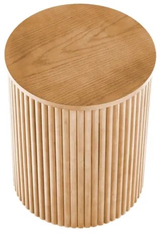 Tavolino d'appoggio WOODY 50x40 cm beige