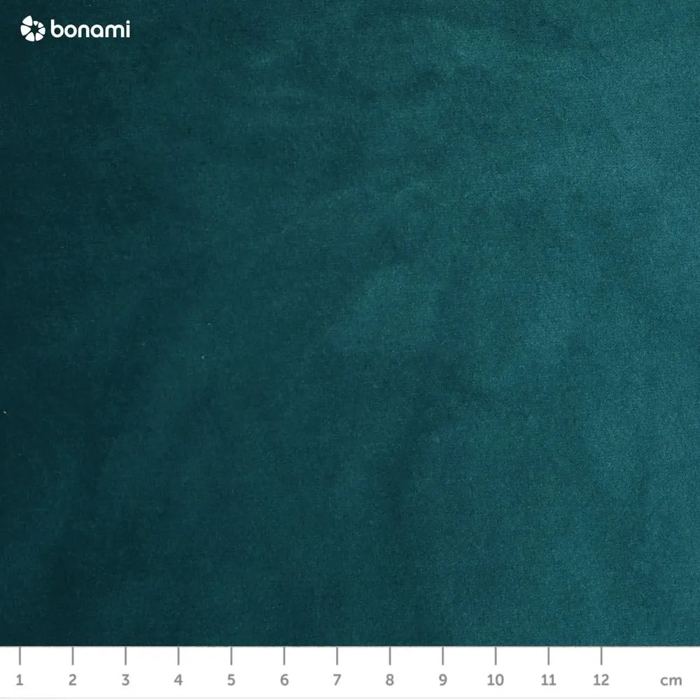 Letto matrimoniale imbottito turchese con vano contenitore con griglia 140x200 cm Kiana - Makamii