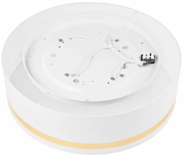 Plafoniera SIRJA STRIPE 4xE27/15W/230V diametro 45 cm bianco