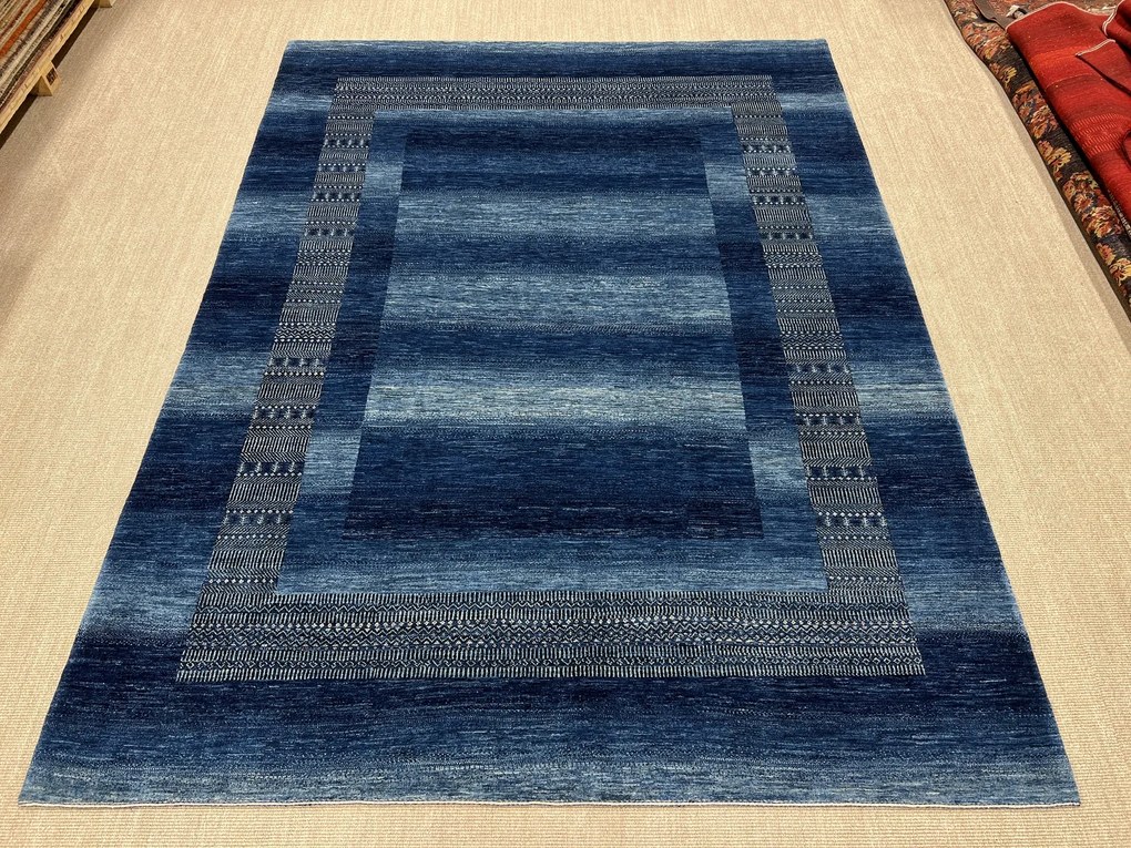 Loribaft Tappeto 250x330 Blu (Iran) Annodato A Mano