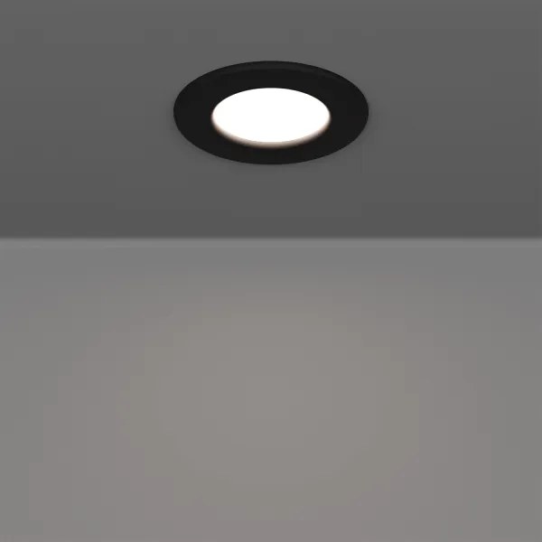 Eglo 901385 - Set 3x faretto da incasso FUEVA LED/3,7W/230V Ø 8,8 cm nero