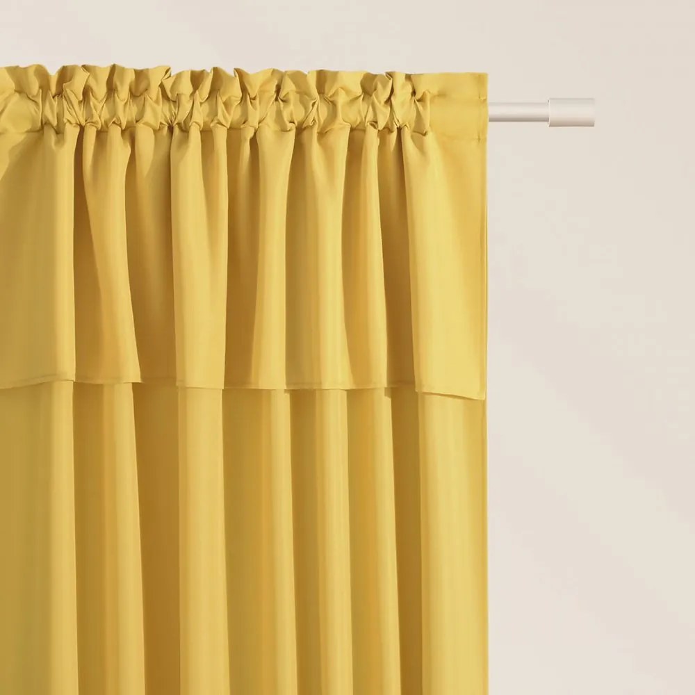 Tenda giallo senape MIA per nastro 140 x 280 cm | Larghezza: 140 cm | Lunghezza: 280 cm