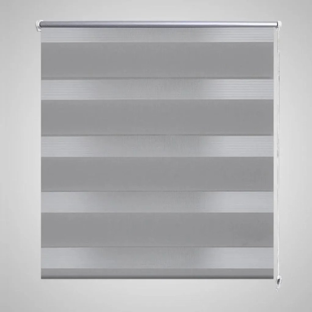 Tenda A Rullo Oscurante Zebra 40x100cm Grigia /