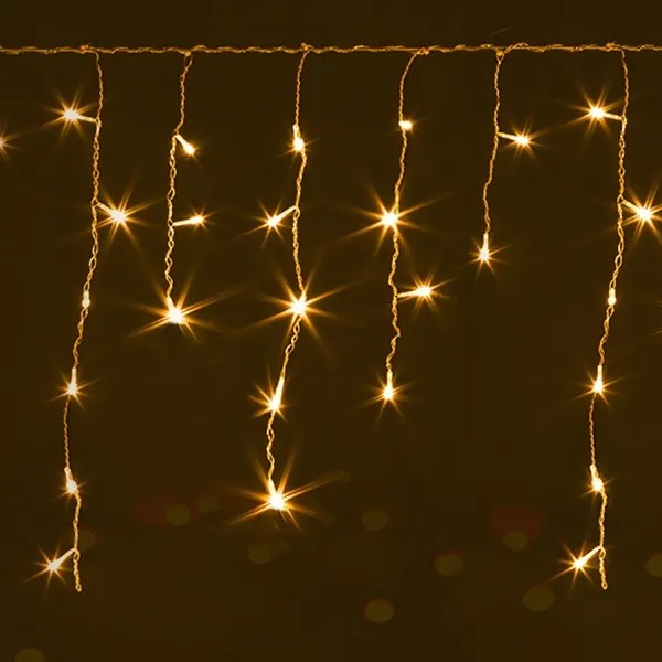 Brilagi - Catena luminosa natalizia a LED da esterno 400 LED/8 funzioni 23 x 0,6 m IP44 bianco caldo