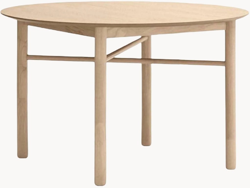 Tavolo rotondo con gambe in legno di caucciù Junco