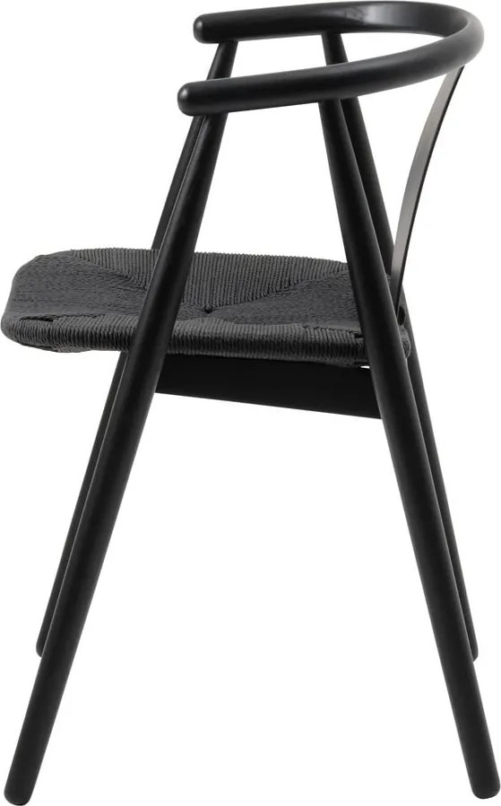 Sedia da pranzo nera Relate - Unique Furniture