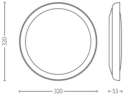 Philips - Plafoniera LED dimmerabile PEBBLO LED/10W/230V 4000K bianco