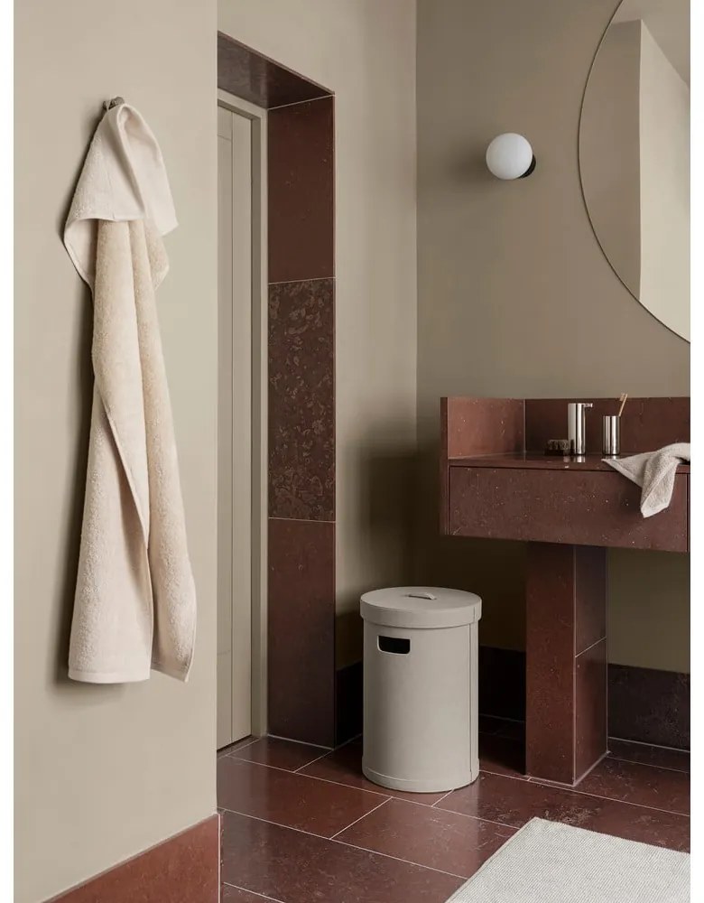 Cesta per il bucato grigio scuro in finta pelle 67,5 l Sahla M – Blomus