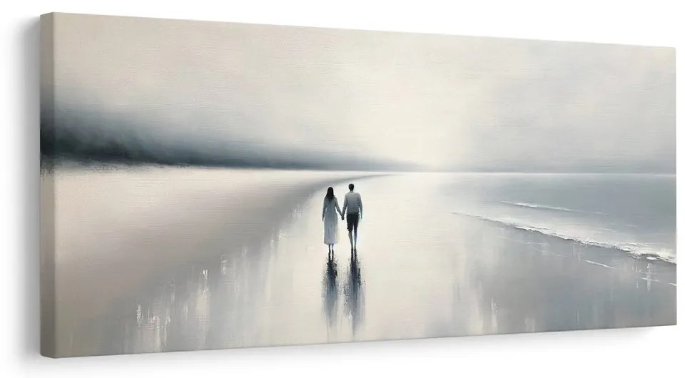 Quadro su tela – Innamorati sulla costa