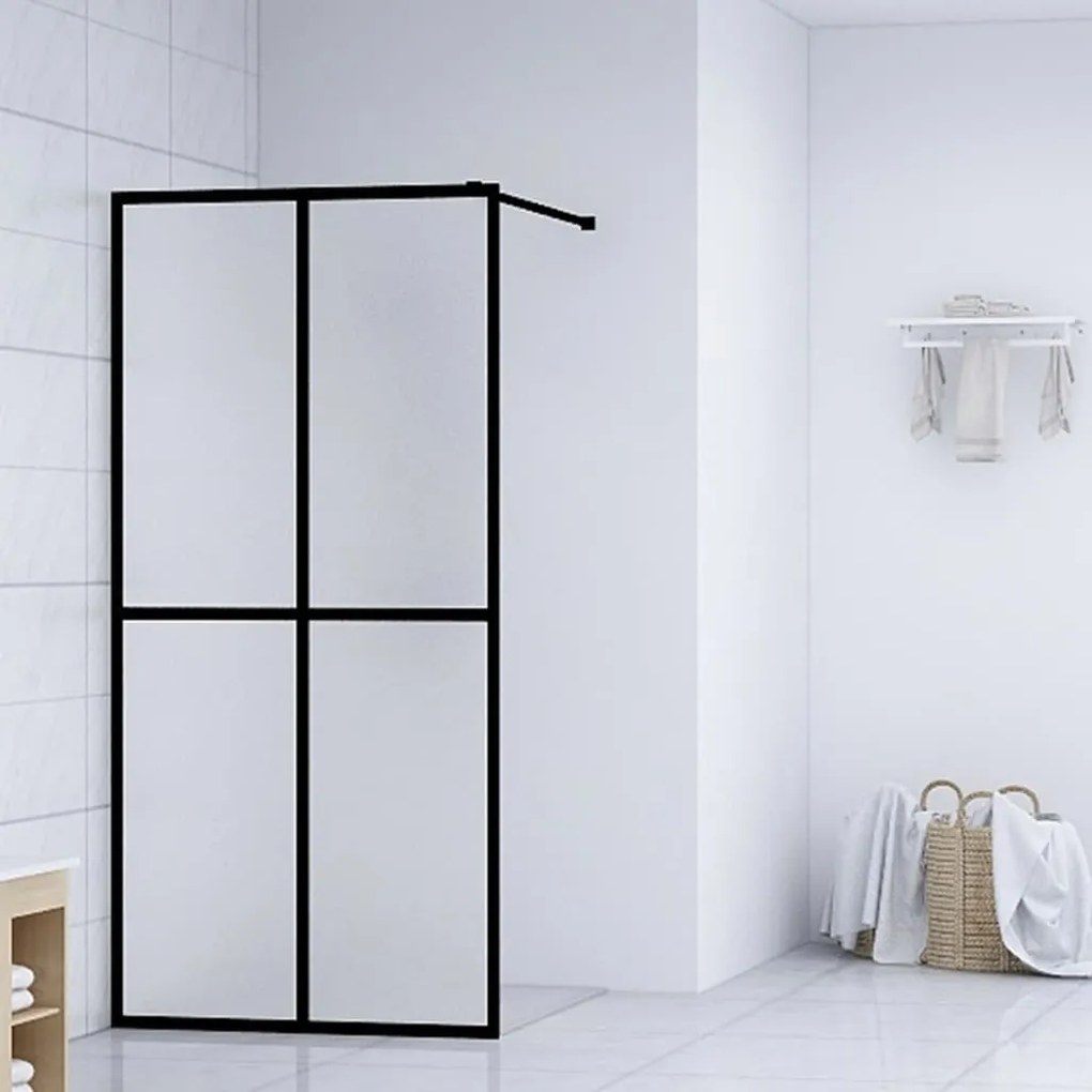 Cabina Doccia Con Schermo İn Vetro Temperato Glassato 80x195 Cm /