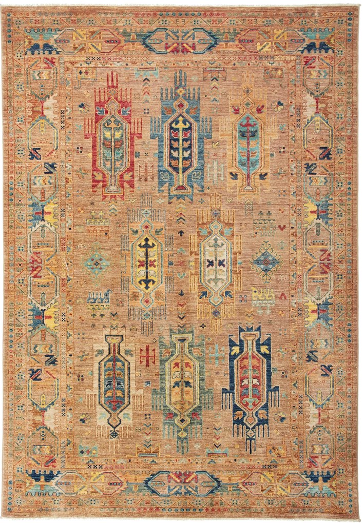 Samarkand Tappeto 240 x 170 Marrone (Pakistan) Annodato A Mano