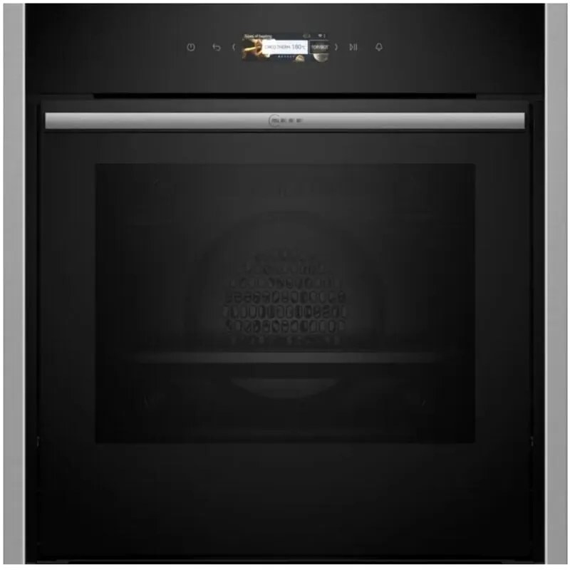 Forno multifunzione da incasso 71L 60cm con pulizia idrolitica, acciaio inox - B54CR31N0F - neff