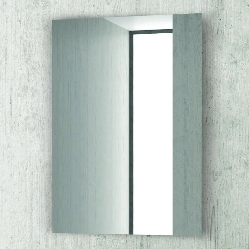 Specchio bagno 70x100 semplice rettangolare reversibile | KAM-S100 - KAMALU