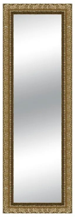 Specchio rettangolare in legno oro 68 x 168 cm