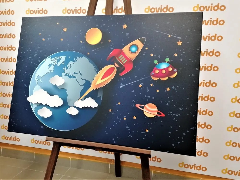 Stampa su tela – Verso lo spazio