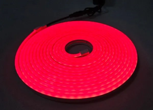 Striscia LED flessibile NEON LED/10W/230V 5 m IP65 rossa