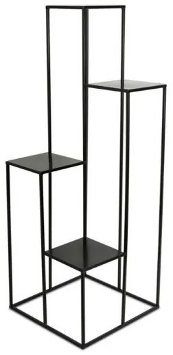 Portafiori 110x40 cm nero