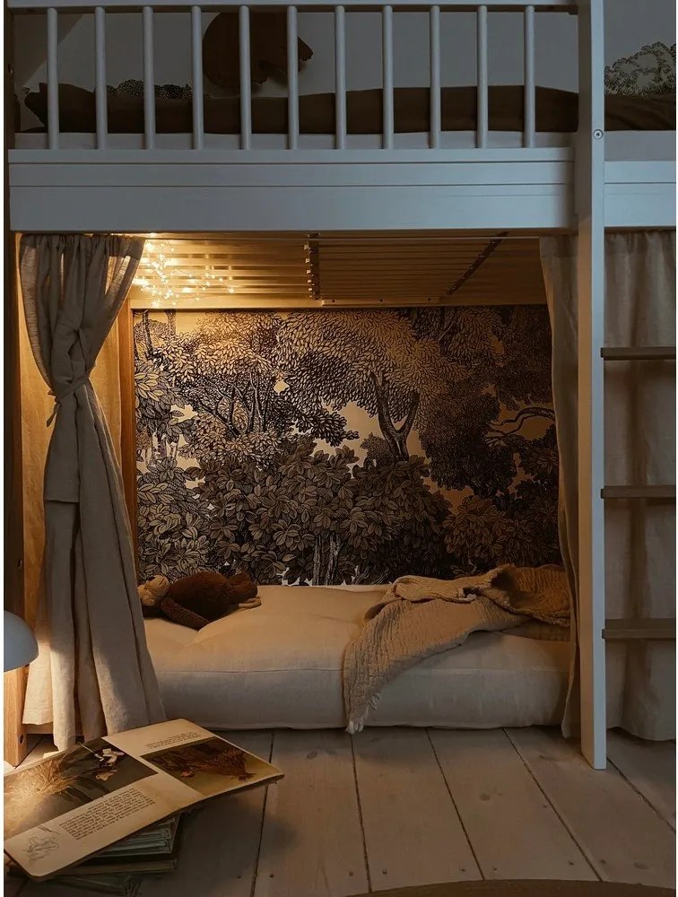 Poltrona relax per bambini nera e grigia Mini Hippo - Karup Design