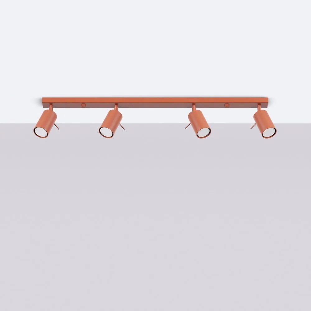 Faretto color mattone 6x81 cm Etna – Sollux