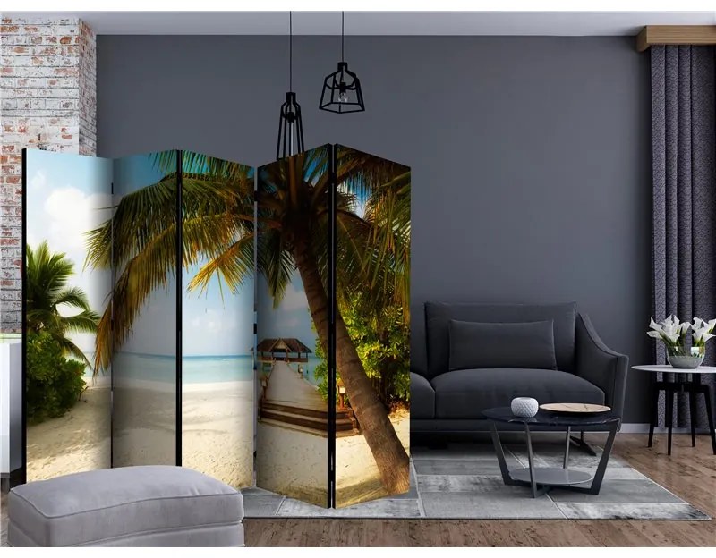 Paravento  Paradise beach II [Room Dividers]  Colore ---, Dimensioni e Misure 225x172