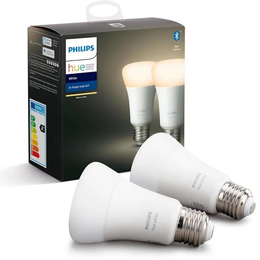 SET 2x Lampadina LED dimmerabile Philips Hue WHITE E27/9W/230V 2700K