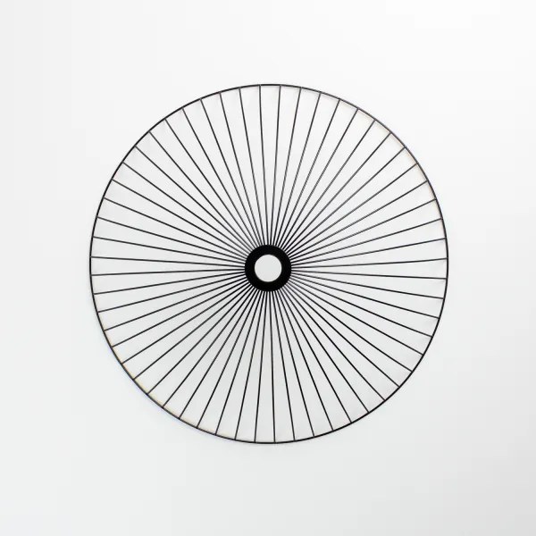 Paralume universale CURITIBA, Ø 60 cm, nero