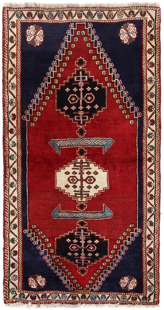 Gashghai Tappeto 170x90 (Iran) Annodato A Mano