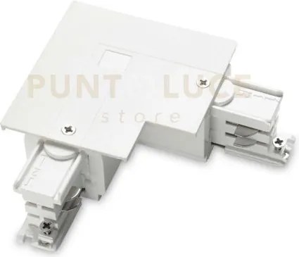 Link 3-phase trim on-off giunto a l interno right bianco